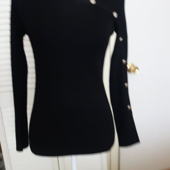 Elie Tahari - Asymmetric Neck Sweater - size S - NEW with Tags - Picture 4 of 10